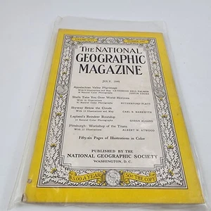 National Geographic Magazine July 1949 No Insert - Imagen 1 de 3