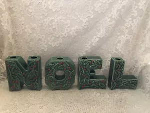 4 pz Portacandele vintage Natale NOEL Mann Holt Howard Lefton - Foto 1 di 6