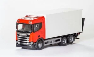 EMEK - SCANIA CR 6x4 rosso con cassa e sponda - 1/25 - EMEK89605 - Foto 1 di 1