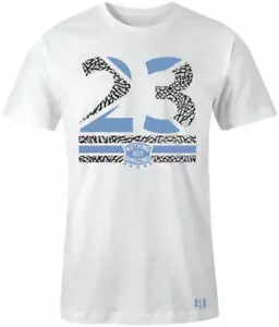 "The 23" T-Shirt to Match Retro 3 "UNC" 3's - Picture 1 of 1