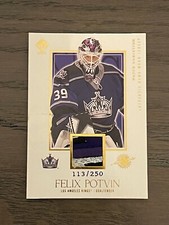 2002-03 Pacific Private Stock Reserve Patches Felix Potvin #125 Los Angels Kings