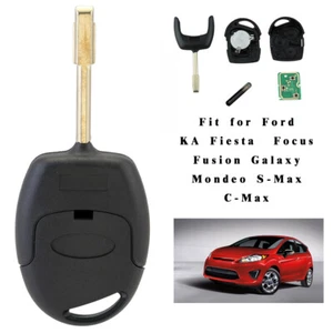 Llavero remoto para automóvil 433 MHZ reemplazo chip 3 botones para Ford Mondeo Fiesta Focus - Imagen 1 de 6