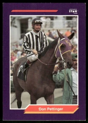 Tarjetas estrella de jinete Horse Star 1992 Don Pettinger #201 Foto 1 de 2