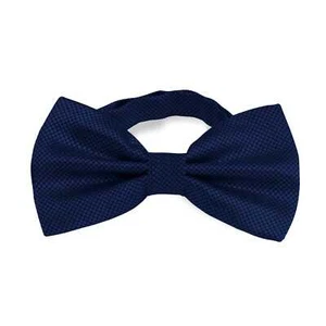 Papillon a quadri da uomo Blu Scuro Elegante regolabile 12 x 6 cm - Foto 1 di 7