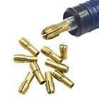 10 Pcs Brass Collet Drill Chuck For Rotary Tool 4.8mm Dia 0.5mm-3.2mm