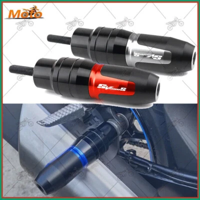 For SUZUKI SV 1000 S SV1000S CNC Frame Slider Crash Exhaust Sliders Protector M8 - Image 1 of 4