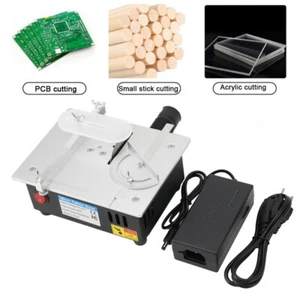 Mini Elektrische Tischkreissäge 96W Tischsägen Kleine Haushalts Schneidwerkzeug - Bild 1 von 12