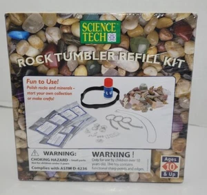 Science Tech Rock Tumbler Refill Kit Stones Powder - Picture 1 of 10