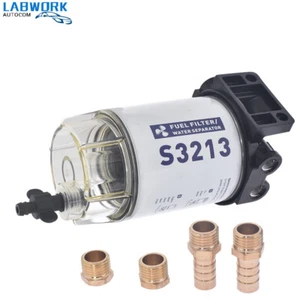For Mercury Yamaha Outboard 10 Micron Boat Fuel Water Separator Marine S3213 - Picture 1 of 11