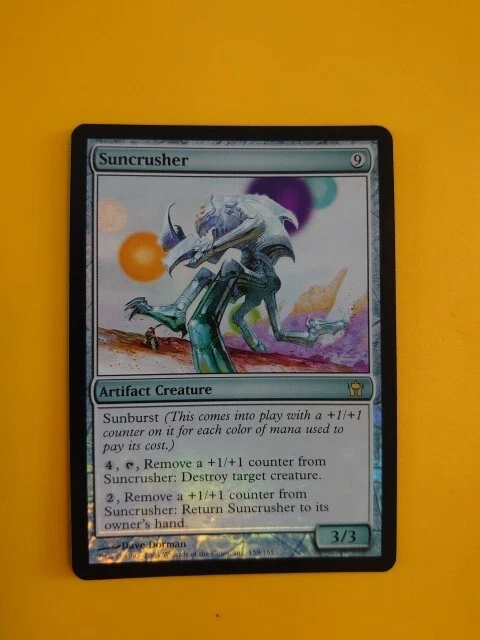 Suncrusher FOIL fifth dawn  rare artifact creature Magic the Gathering Card. - Image 1 of 4