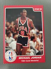 MICHAEL JORDAN 1985 STAR OLYMPIC 1984 GOLD MEDALIST CARD #10 SET BREAK  