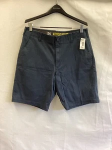 Lee Extreme Motion flache Vorderseite marineblau Shorts Herren Gr. 42 neu mit Etikett - Bild 1 von 8
