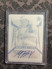 2023 LEAF POP CENTURY MONEYBAGG YO PRINTING PLATES CYAN AUTO 1/1