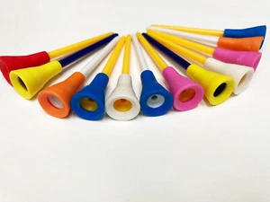 50 x Golf Rubber Cushion Top Tees 86 MM long Large Plastic Tees BEEZ - Bild 1 von 2