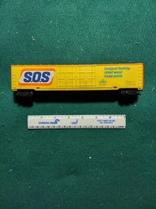 TYCO #359010 SOS SOAP PADS 62' BOX CAR - Picture 1 of 4