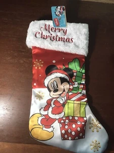 Disney Mickey Mouse Gifts Stocking New /w Tags RUZ - Picture 1 of 4