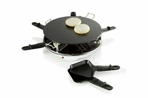 BRANDANI RACLETTE DISCO VOLANTE - PIATTO IN VETRO con 6 PALETTE - NUOVO - Imagen 1 de 4