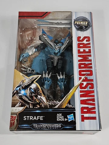 TRANSFORMERS STRAFE FIGURE THE LAST KNIGHT DELUXE CLASS MISP HASBRO 2016 RARE Cover