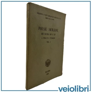 Sizilianische Gedichte XIV XV Jahrhundert Mittelalter Cusimano Anthologie Buch Vintage selten - Bild 1 von 7
