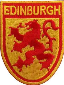 Edinburgh Scotland Lion Rampant Embroidered Patch - LAST FEW - Picture 1 of 3