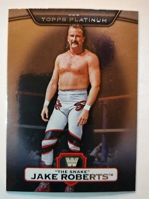 2010 Topps WWE Platinum #22 "THE SNAKE" JAKE ROBERTS - Image 1 of 2