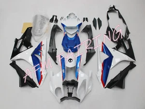 White Blue Black ABS Injection Bodywork Fairing Kit Panels for BMW S1000RR 09-14 - Picture 1 of 7