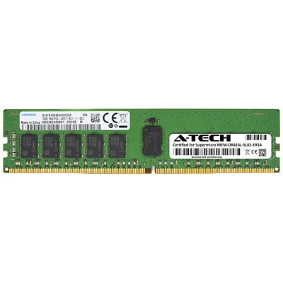 16GB PC4-19200R Supermicro MEM-DR416L-SL02-ER24 Equivalent Server Memory RAM - Image 1 of 2