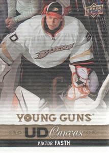 2013-14 Upper Deck Hockey Canvas #C117 Viktor Fasth YG