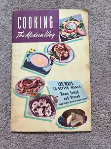 Cooking The Modern Way Recipe Cook Book Planters Vintage 1948 Paperback - Picture 1 of 5