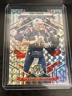 2023 Panini Mosaic MAC JONES Prizm NATIONAL PRIDE SSP Patriots 261 - Image 1 of 2