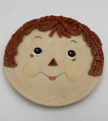 Vintage Raggedy Andy Plate 1994 Para Conjunto de Chá Importações Populares 5 Polegadas - Imagem 1 de 4