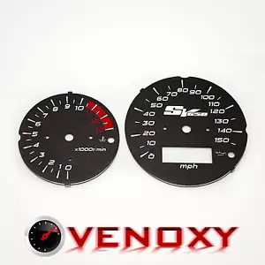 Suzuki SV 650 N 1999-2002 MPH Aftermarket Instrument Cluster Black Gauge Faces - Foto 1 di 1