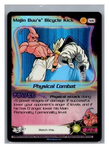 1x DBZ CCG MAJIN BUU'S BICYCLE KICK 59 HOLO FOIL UNCOMMON FUSION SAGA - Picture 1 of 1