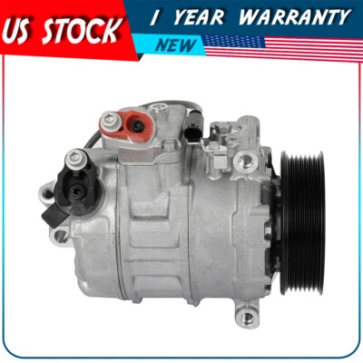 New AC Compressor Fits BMW 335i xDrive 3.0L 2009 2010 2011 2012 2013 - Image 1 of 4