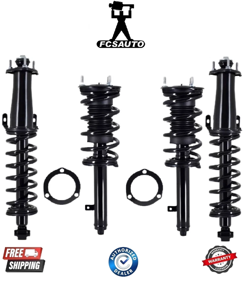 Комплект из 4 передних и задних полных стоек и пружин катушки FCS для Lexus IS250 2006-2013 годов выпуска - Изображение 1 из 1