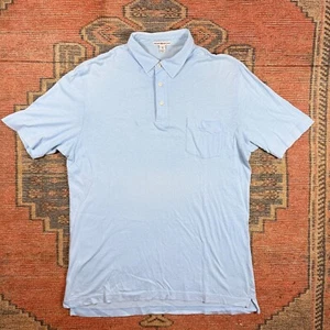 Peter Millar Men's Blue Short Sleeve Late 90s/80s Golf Polo Classic Shirt Size M - Picture 1 of 7