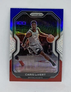 Caris LeVert 2020-21 Prizm Panini Red White Blue REFTACTOR  #162 Brooklyn Nets - Picture 1 of 3