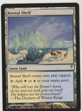 Magic The Gathering Coldsnap - 4x BOREAL SHELF NM-M Uncommon MTG Snow Land CARD