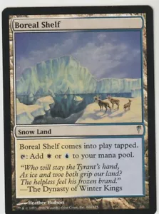 Magic The Gathering Coldsnap - 4x SCAFFALE BOREALE NM-M non comune MTG Snow Land CARD - Foto 1 di 3