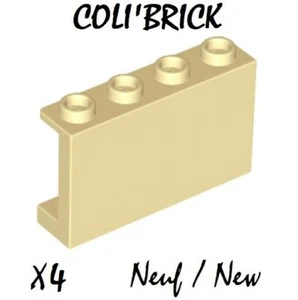 Lego 14718 - 4x Wandpaneel / Panel Wall 1x4x2 - Beige Tan - NEU - Bild 1 von 1