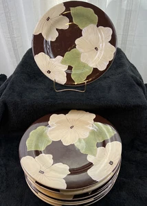 CHINA…Laurie Gates Tribecca Plates Set Of 8 - Picture 1 of 7