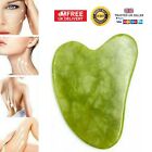 Jade Gua Sha Board Facial Body Massage Chinese Medicine Natural Scraping Tool UK