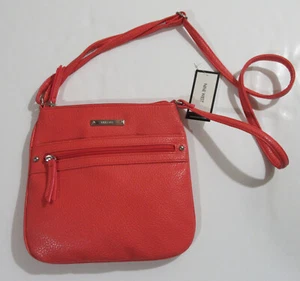 Nine West Crossbody Bag Dark Coral NEW - Picture 1 of 5