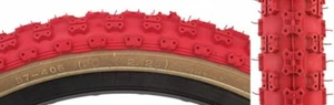 Cheng Shin BMX Tires,RED SET 20 X 2.125 COMP III Oldschool GT BMX SE NEW PAIR X2 - Picture 1 of 3