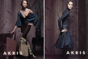 2005 Akris Steven Klein Maria Dvirnik Mode 4-seitige MAGAZINANZEIGE - Bild 1 von 2