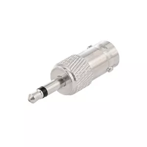 BNC Buchse auf 3,5 mm Mono 1/8" Stecker RF Koaxial Adapter Steckverbinder Stecker - Bild 1 von 3