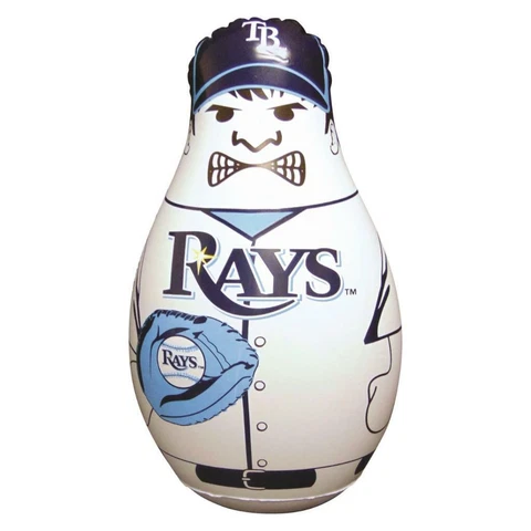 Tampa Bay Rays Mini Bop Bag Inflatable Punching Bag [NEW] MLB Balloon Cover