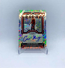 UFC 2023 "CHIDI NJOKUANI" Auto Rookie Card #SG-CNJ SILVER DISCO Prizm Signatures