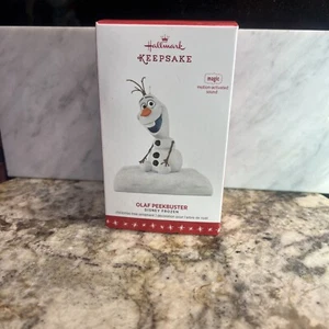 Hallmark Keepsake - Olaf Peekbuster - Disney - 2016 **USED / FREE SHIP** - Picture 1 of 2