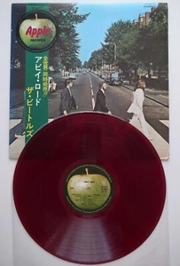 The Beatles – Abbey Road JAPAN 1969 RED vinyl LP EX AP-8815 - Picture 1 of 12